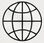 Globe icon representing worldwide photography locations